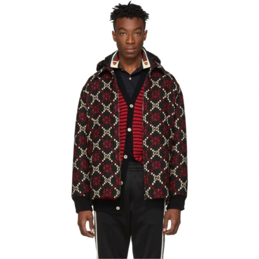 Authentic 💎Gucci Mens GG Diamont Jacket - Picture 5 of 10